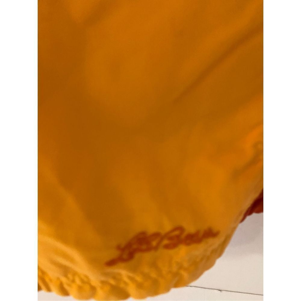 Ll Bean Packable Pouch Jacket Medium Usa Orange - image 4